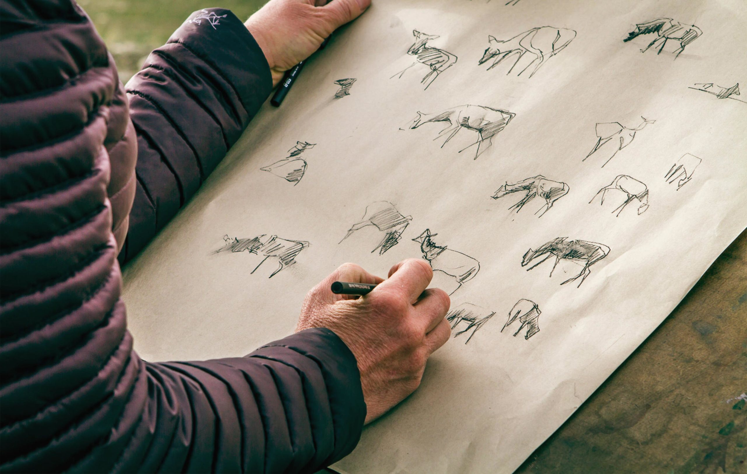 New-Thought-Wildly-Creative-Jackson-Hole-Social-Photography-Kathryn-Turner-Elk-Sketching-fullscreen